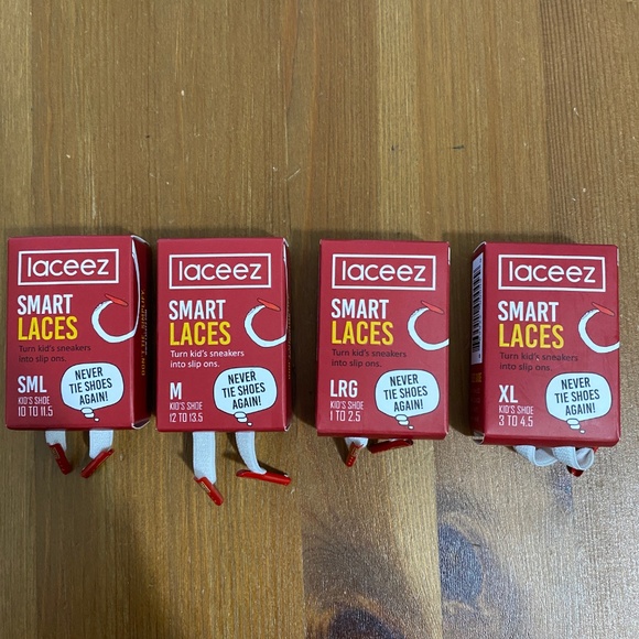 laceez Other - SOLD - Laceez Kid's Smart Laces - No Tie Shoelaces